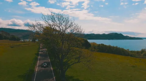 Passing on the road by car 動画素材 63810181