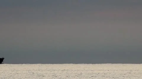 Passing ship Stock Footage 20498112