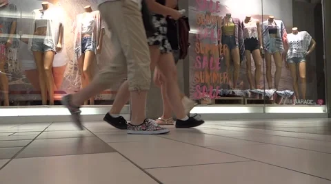 Passing Shoppers - Loop - 01 - Fast Stock Footage 51915046