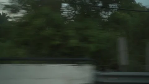 Passing by a small town Stock Footage 237559694