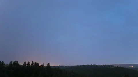 Passing Storm Stock Footage 54741789