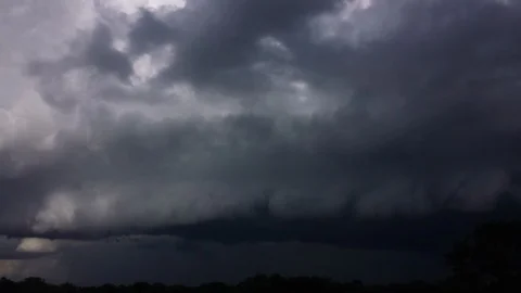 Passing Storm Front Time Lapse (2160p 23.976) Video stock 90305408