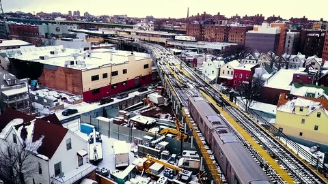 Passing Subway Stock Footage 71344343