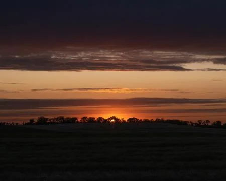 Passing Sunset Stock Photos