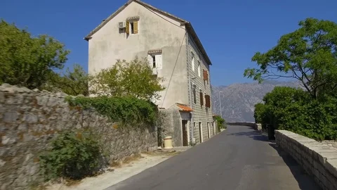 Passing through Bay of Kotor 動画素材 86802185