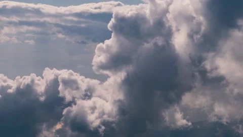 Passing Through The Clouds Stock Footage 141188238