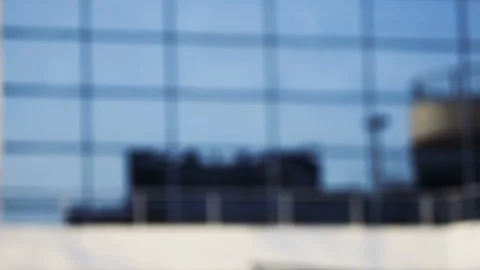 Passing through a frame of a young man with a protective mask on his face Stock Footage 126968720