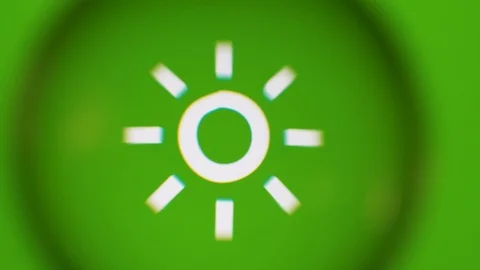 Passing Through A Glass Ball While We Read Terms About Nature On Computer Stock Footage 122575670