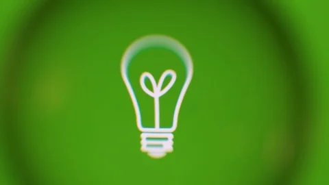 Passing Through A Glass Ball While We Read Terms About Nature On Computer Stock Footage 122575693