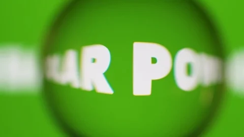 Passing Through A Glass Ball While We Read Terms About Nature On Computer Stock Footage 122575962