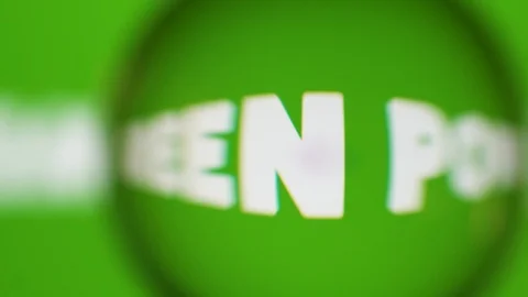 Passing Through A Glass Ball While We Read Terms About Nature On Computer Stock Footage 122576040