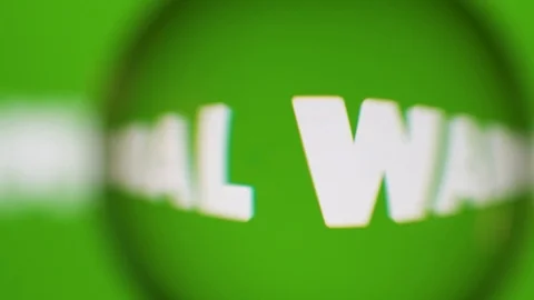 Passing Through A Glass Ball While We Read Terms About Nature On Computer Stock Footage 122576072