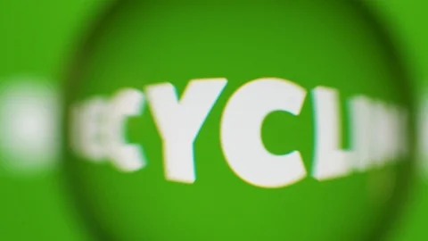 Passing Through A Glass Ball While We Read Terms About Nature On Computer Stock Footage 122576079