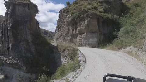 Passing Through Hell's Gate on Skippers Road Video stock 81882168