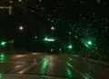 Passing thru traffic signal with immediate lightning 동영상