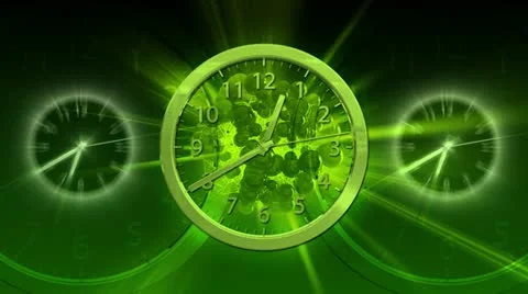 Passing Time Background - Clock 63 (HD) Stock Footage