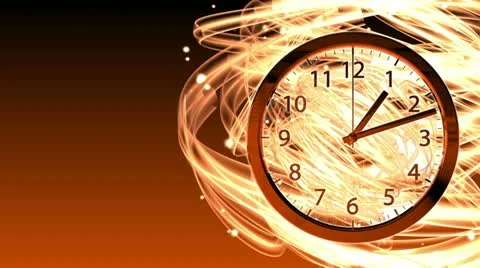Passing Time Background - Clock 70 (HD) Stock Footage 12028779
