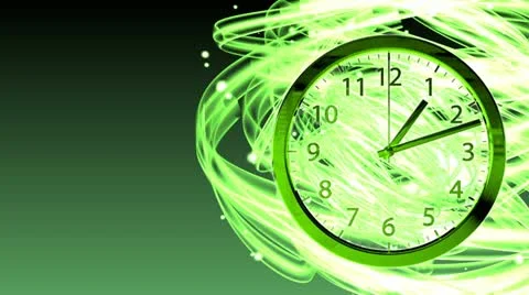 Passing Time Background - Clock 71 (HD) Stock Footage 12029894