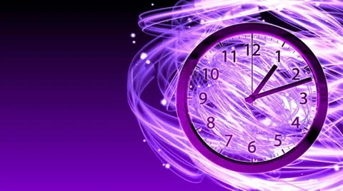 Passing Time Background - Clock 72 (HD) Stock Footage 12030302