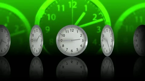 Passing Time Background - Clock 74 (HD) Stock Footage 12255090