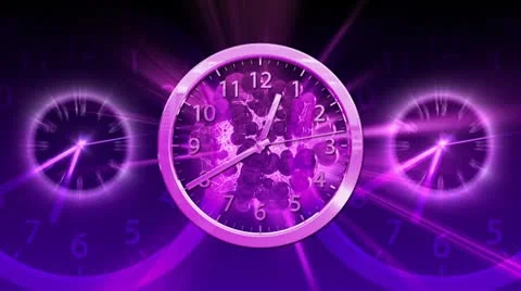 Passing Time Background - Clock 84 (HD) Stock Footage 12259824