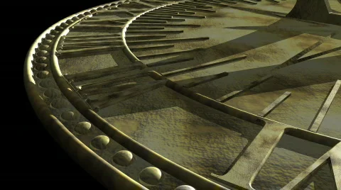 Passing time on a sundial 動画素材 573375