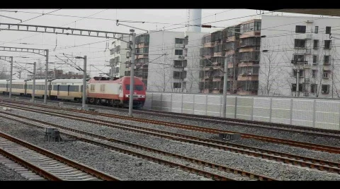 Passing Train 스톡 동영상 350276