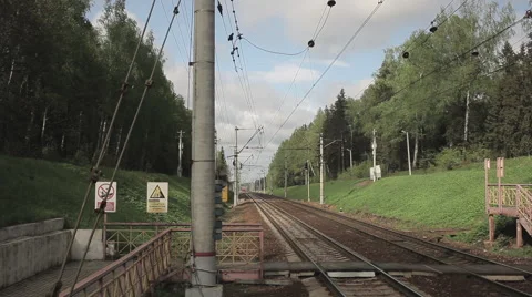 Passing train Stock Footage 50453700