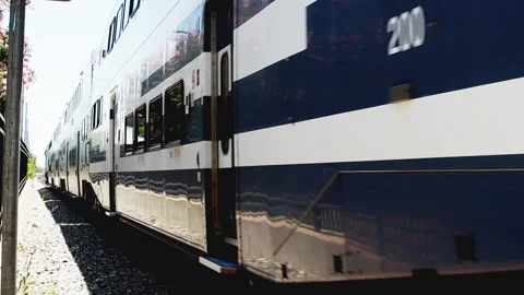 Passing Train Stock Footage 133015922
