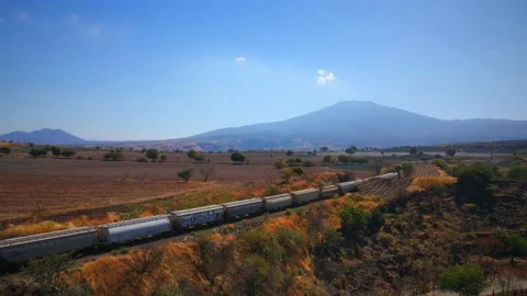 Passing Train Stock Footage 147744913
