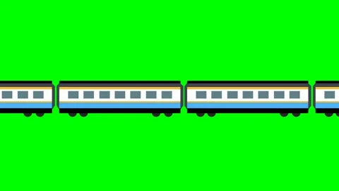 A passing train or subway enters from right side of screen and exits from left Stock Footage 285959857