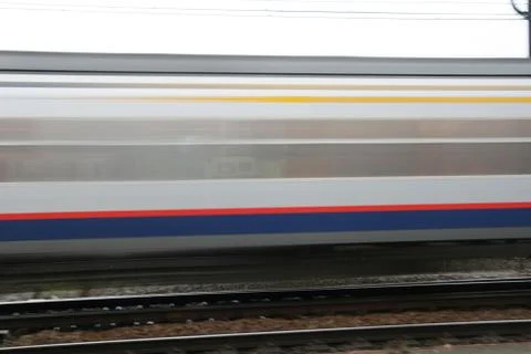 Passing train Stock Photos