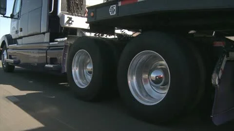 Passing Truck Stock Footage