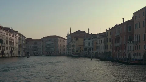 Passing under Venice bridge Stock Footage 96775805
