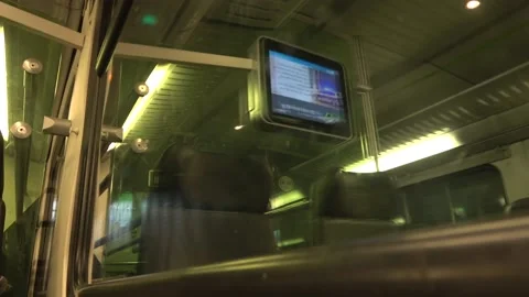 Passing wall from train window Video stock 141603534