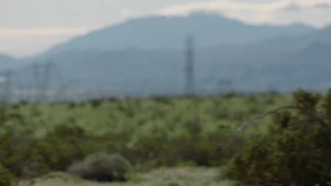 Passing by windmills Stock Footage 106474614
