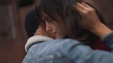Passion between a young couple Stock Footage 91773418