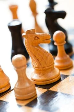 Passion for chess Stockfoto's