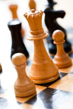 Passion for chess Foto stock