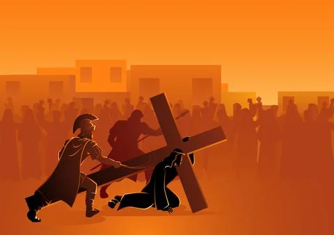 Passion of Christ Stock Illustration