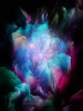 Passion of Colors Stock Illustration