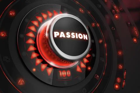 Passion Controller on Black Console Stock Illustration