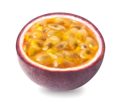 Passion fruit isolated Stock Photos