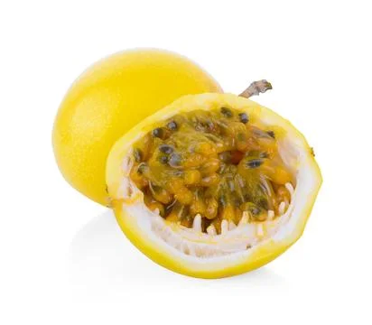Passion fruit isolated Stock Photos