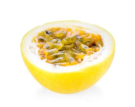 Passion fruit isolated Stock Photos
