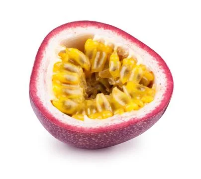 Passion fruit isolated Stock Photos