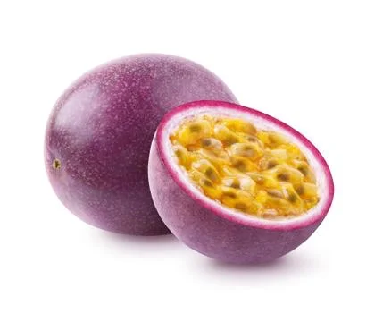 Passion fruit isolated Stock Photos