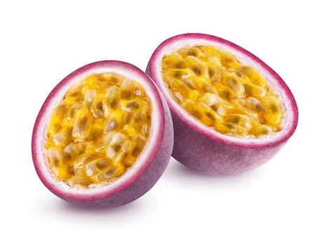 Passion fruit isolated Stock Photos