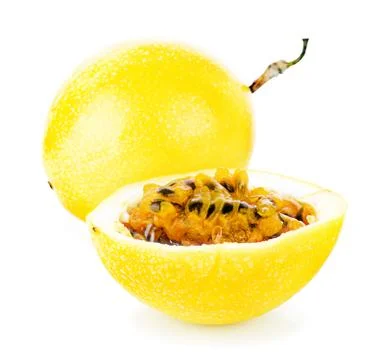 Passion fruit isolated Stock Photos