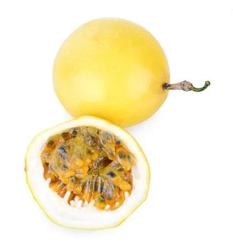 Passion fruit isolated Stock Photos